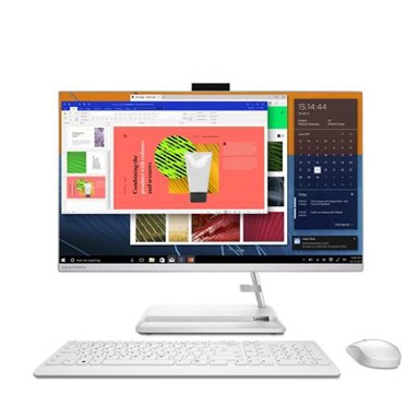 LENOVO AiO računalo IdeaCentre 3 F0FY00N4SC / 27" FHD IPS, Ryzen 7 7730U, 16GB, 1TB SSD, AMD Radeon Graphics, WiFi, tipkovnica, miš, bez OS, bijelo